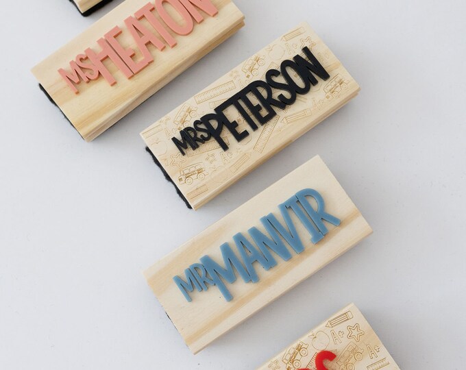 Personalized White Board Eraser