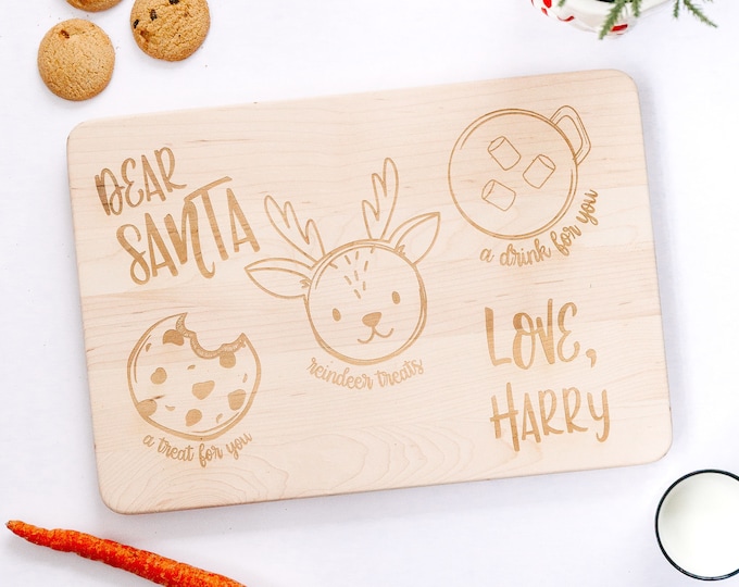 Cookies For Santa Board | Personalized