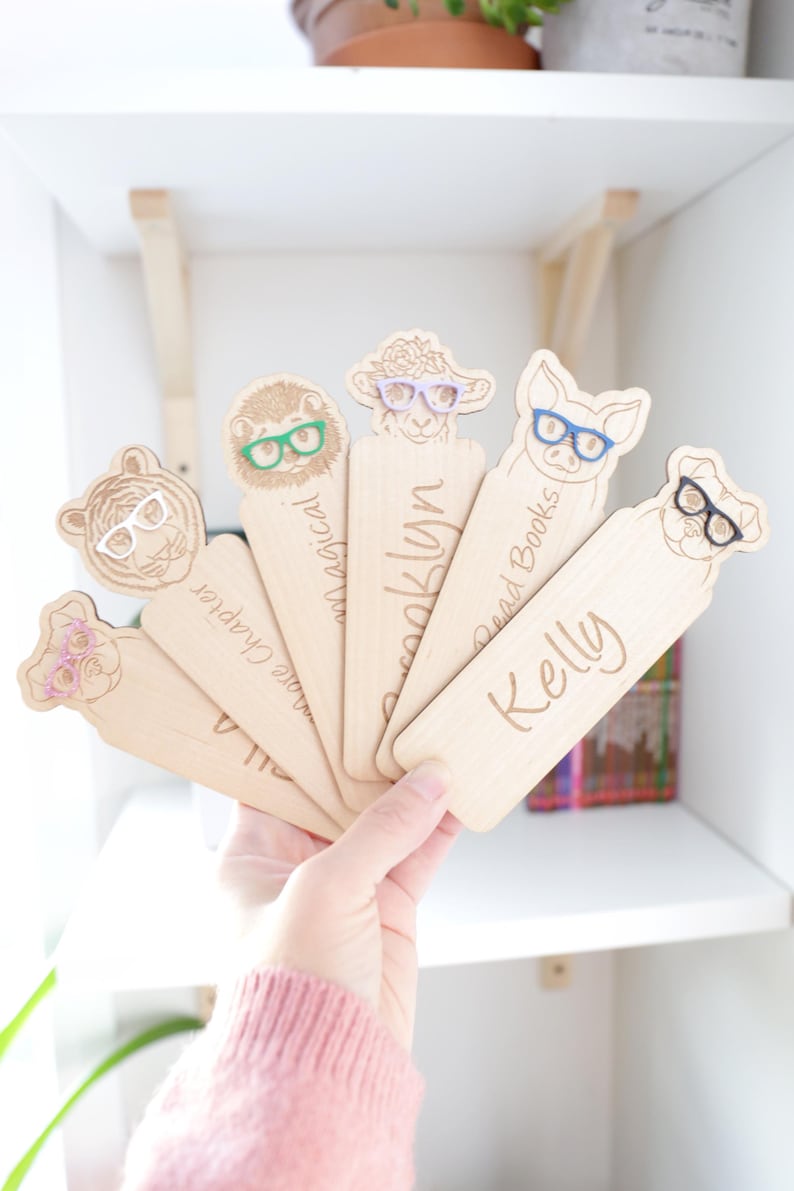 Kids Personalized Bookmarks | Kids Easter | Kids Reading Gift | Kids Bookmark | Wooden Bookmark | Kids Gifts | Summer Kids Essentials image 3