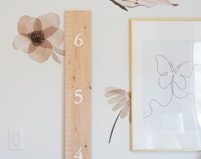 3D Customizable Wood Growth Chart