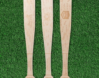 Bate de béisbol de madera personalizado / Mini bate de béisbol / Regalos para equipos de béisbol / Regalo para entrenadores / Regalos personalizados para equipos deportivos / Deportes personalizados /