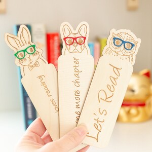 Kids Personalized Bookmarks | Kids Easter | Kids Reading Gift | Kids Bookmark | Wooden Bookmark | Kids Gifts | Summer Kids Essentials image 4