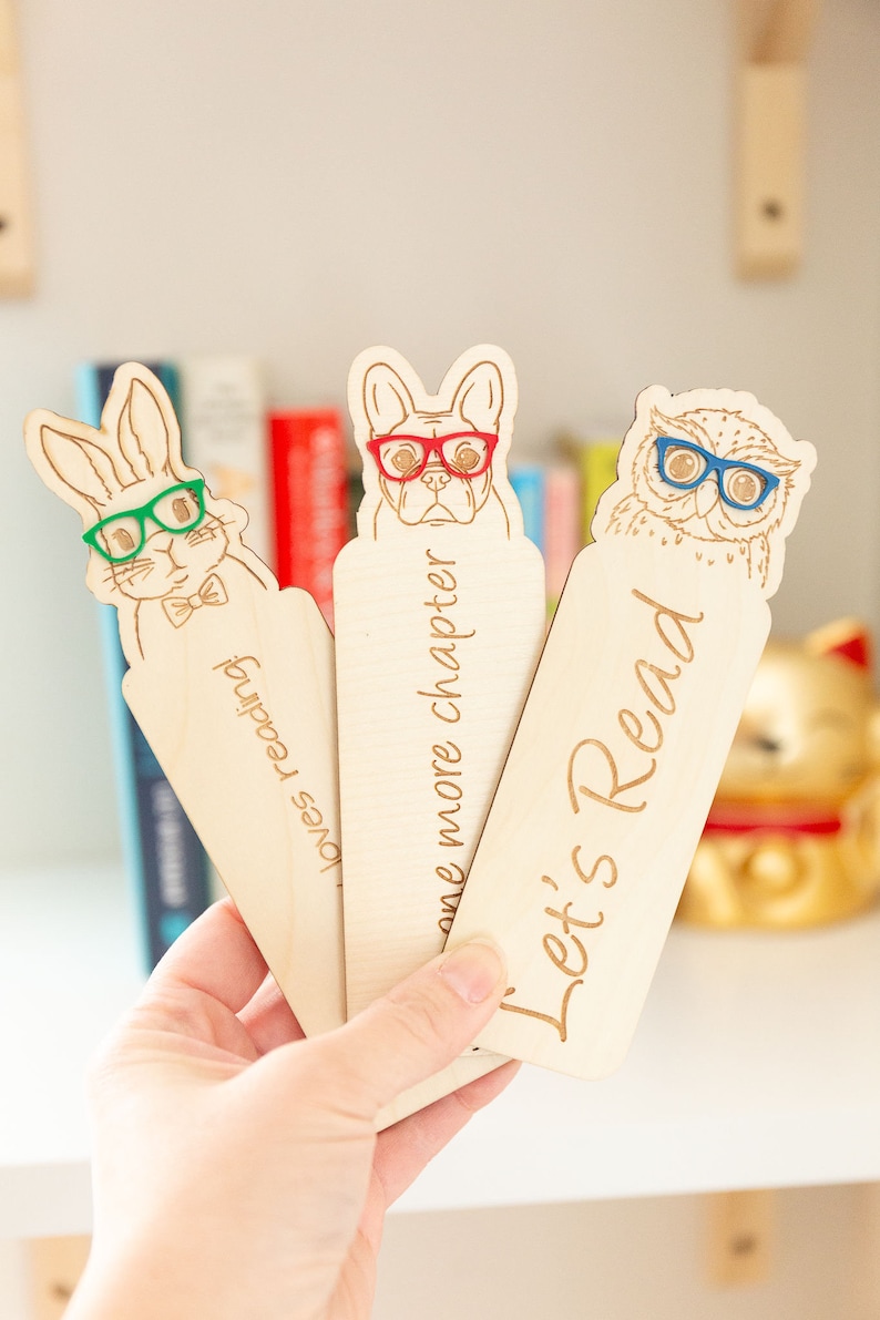 Kids Personalized Bookmarks | Kids Easter | Kids Reading Gift | Kids Bookmark | Wooden Bookmark | Kids Gifts | Summer Kids Essentials image 4