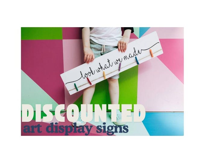 Discounted 24" Stock Art Display Signs