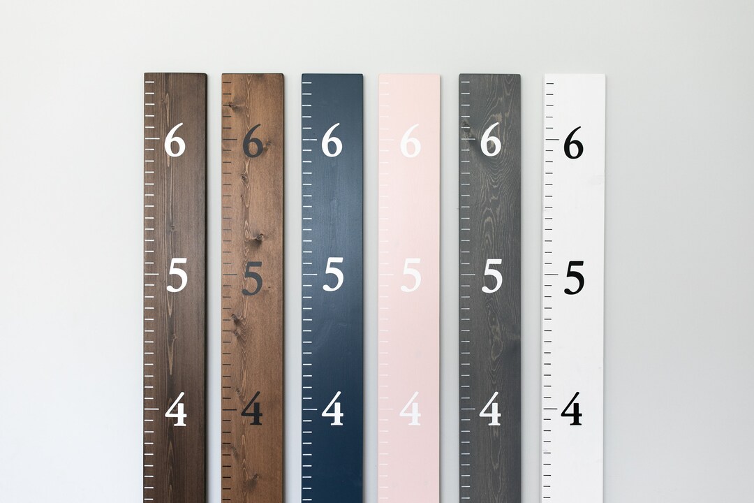3D Personalized Growth Chart | Wood Growth Chart | Wall Ruler | Growth ...