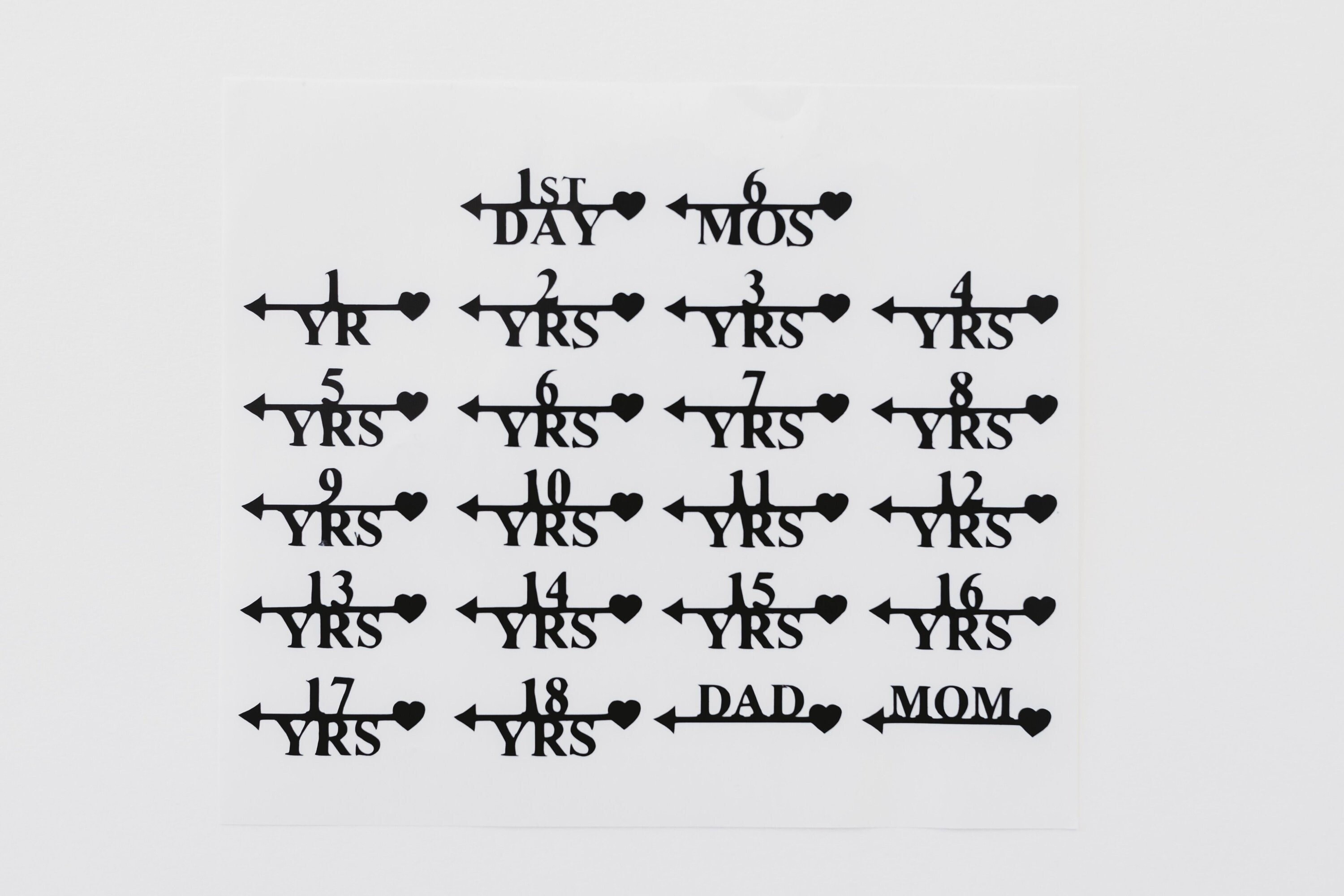 Height Markers For Growth Chart