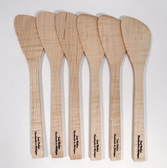 Curly maple spatula Craft Supplies & Tools Food & Fermenting Home ...