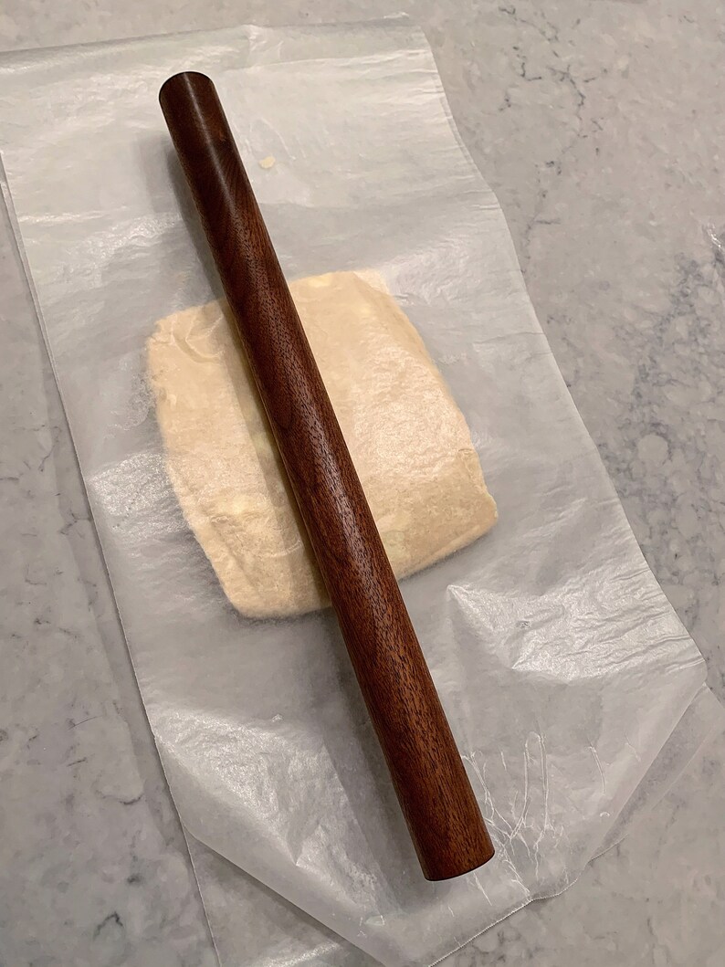Black Walnut Straight Rolling Pin Etsy