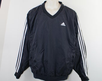black adidas windbreaker