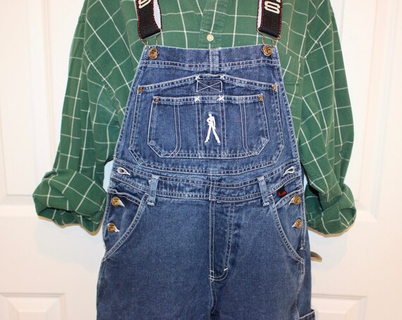 Vintage Overalls by FUBU Women's Small Darkwash