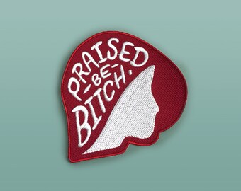 Handmaid's Tale Patch, Sew on Patch, Iron on Patch, Patches for jackets, Patches for bags, Embroidered Patch, Literary