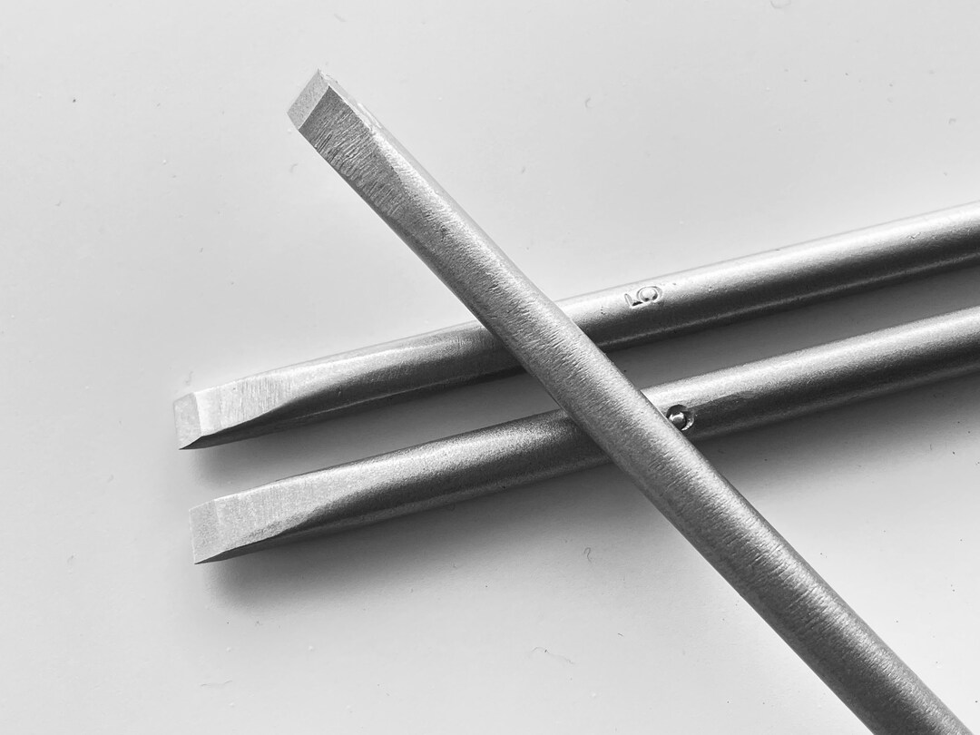 Carbide Tip Stone Carving Chisel Set: 5mm, Smooth Handle - Etsy
