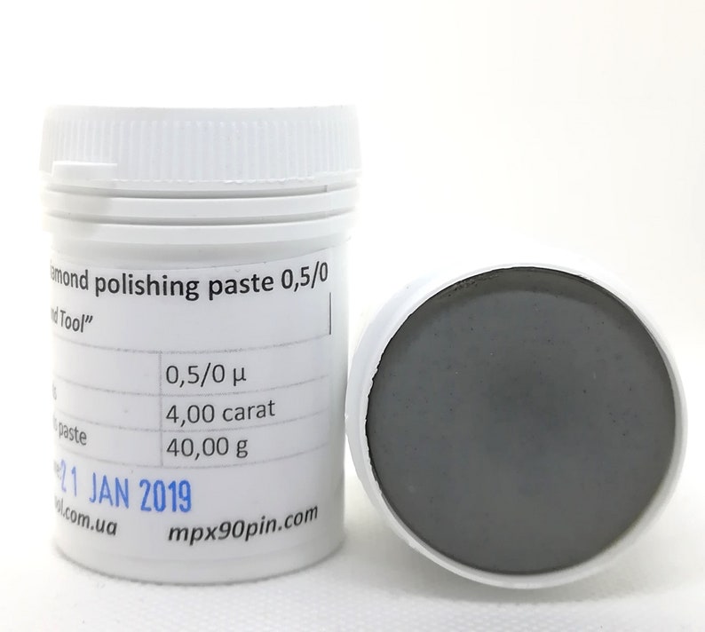 Grit 0,5 micron Diamond Polishing Paste, Lapping Compound, 40g-100g, finitura super fine Strumento didiamante ucraino immagine 1