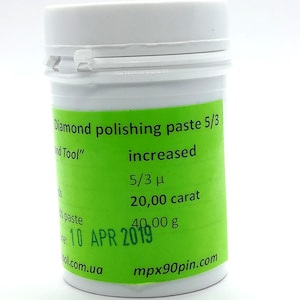 5/3 Micron Diamond Polishing Paste  – Increased Concentration – 40g Jar (20 Carat) – Knife Sharpening Compound