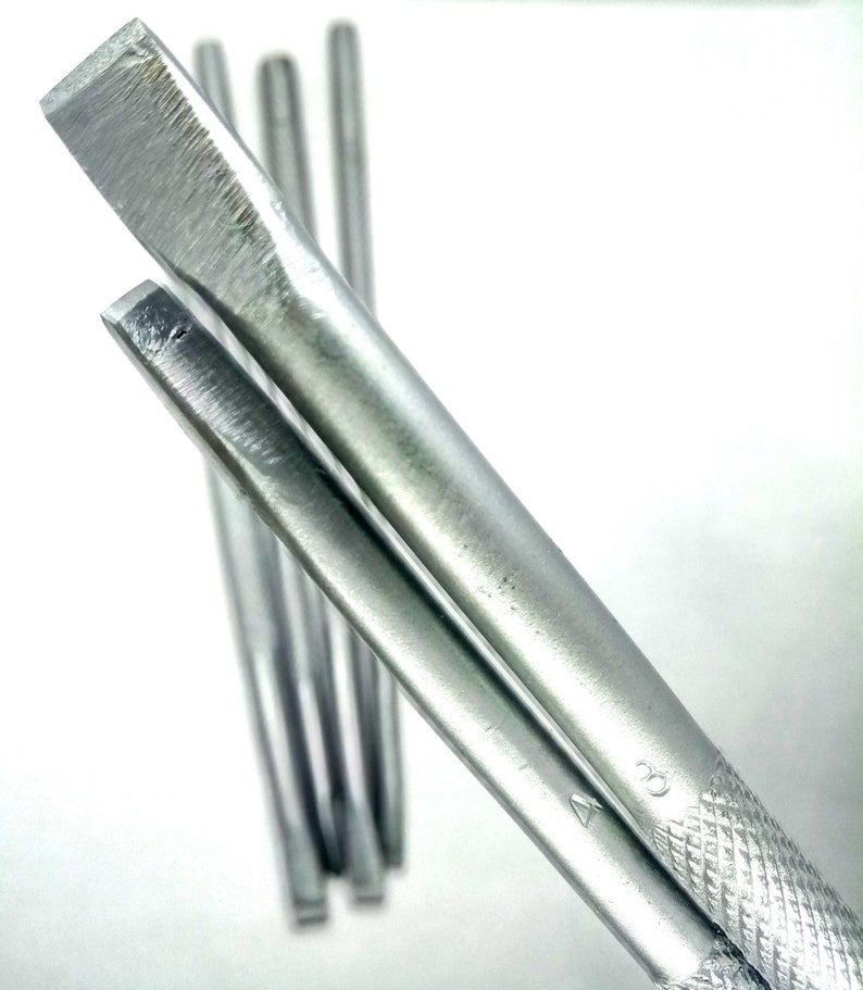 Stone carving chisels 4mm8mm Elite Set of Carbide tips Etsy