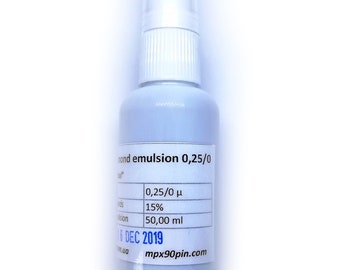Diamond Emulsions 0.25 - 3.0micron for Stropping/Sharpening, 50ml- Sharpening knives and tools-Fine polishing-highest quality,made in Ukrane