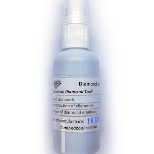 Diamond Emulsions 0.25 - 3.0micron for Stropping/Sharpening, 25ml- Sharpening knives and tools-Fine polishing-highest quality,made in Ukrane