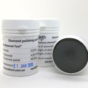 Grit 0,5 micron Diamond Polishing Paste, Lapping Compound, 40g-100g, finitura super fine Strumento didiamante ucraino immagine 6