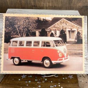 Vintage “Volkswagen Bus”  Keepsake, Treasure Box.