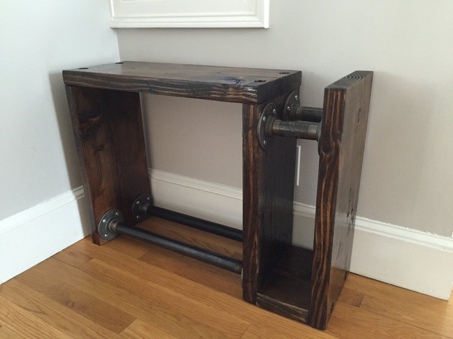 Industrial Side Table/industrial Bench/modern Side Table Etsy