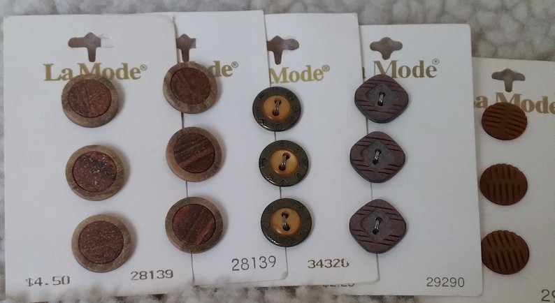 Choice of Color Group Buttons,LaMode,LeChic,Made in Italy,Japan,Holland,Nautical,Pearl,Whites,Shades of Brown,Purple,Pink,WashableUn