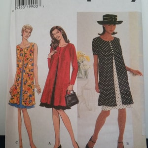 Uncut Simplicity 7508 Pattern, Vintage, Dress, Size 12, Size 14, Size 16
