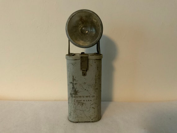 Vintage Miners Light, Luminaire, Light Stick, Model 2105-4, Lantern,  Battery Operated, Flashlight, Justrite -  Singapore