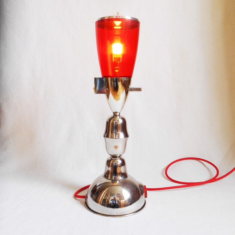 Vintage Tea Caddy Table Lamp Etsy