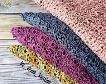 Shawl / Crochet shawl / Scarf / Baktus / Knit baktus / Crochet baktus / Handmade shawl / Handmade scarf / Gift / Autumn shawl / Winter shawl