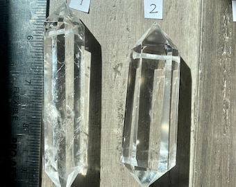 Quartz crystal double point mala making DIY mala materials 2mm hole mala necklace quartz crystal natural yoga necklace