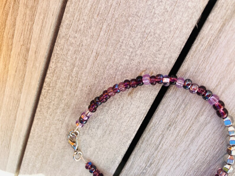 Hematite /& Czech Glass Bracelet