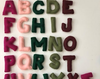 6" Alphabet and Number Pattern