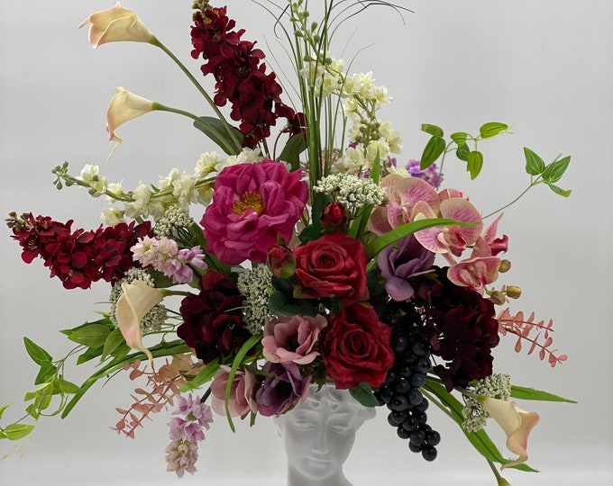 Artificial flower arrangement