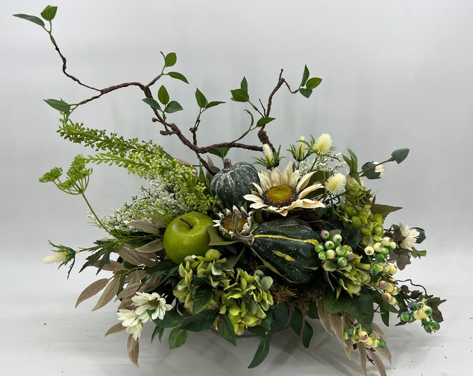 Artificial fall arrangement, autumn arrangement, luxurious silk flower arrangement