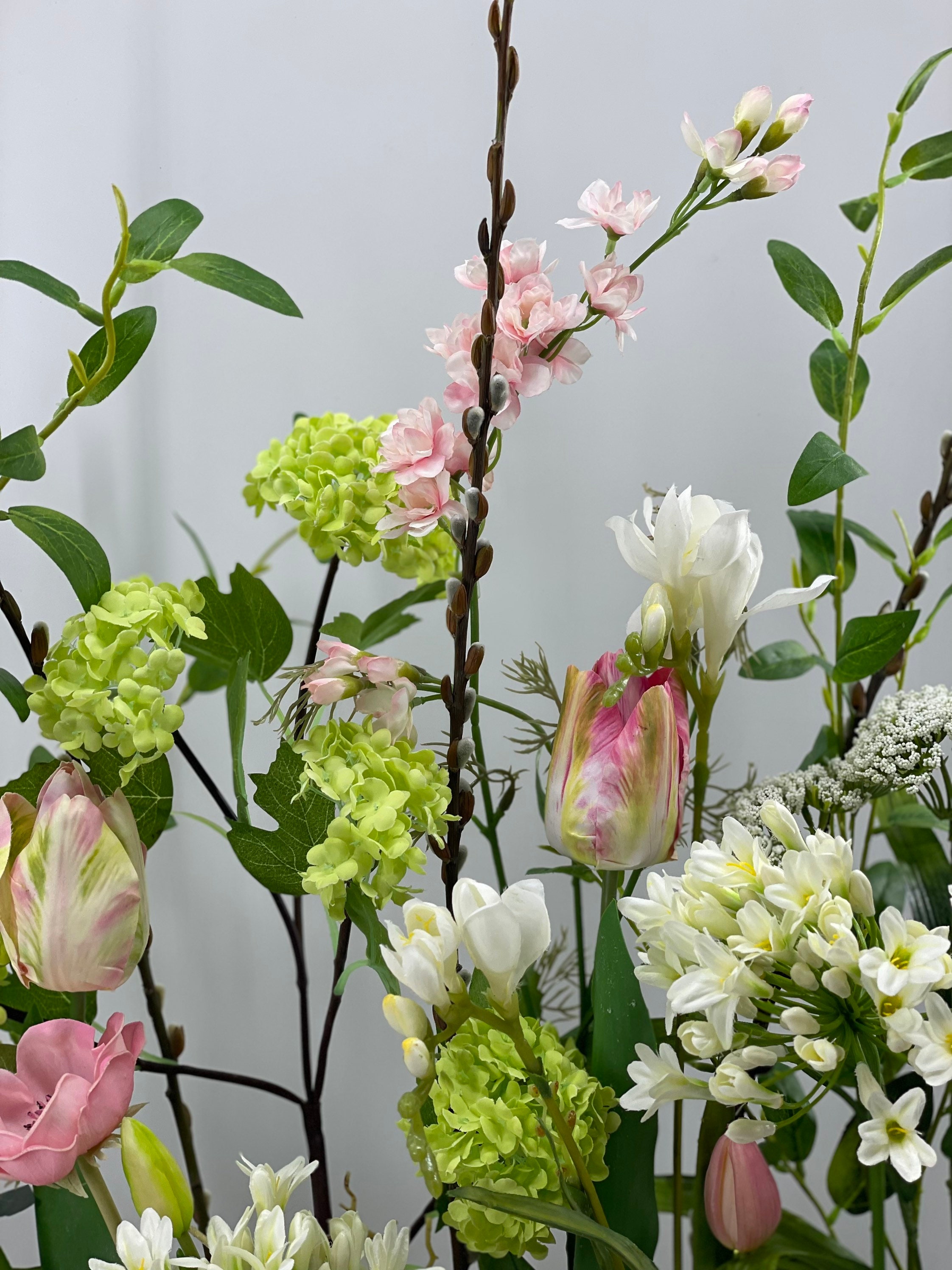 Artificial Luxurious spring centerpiece arrangement, spring arrangement