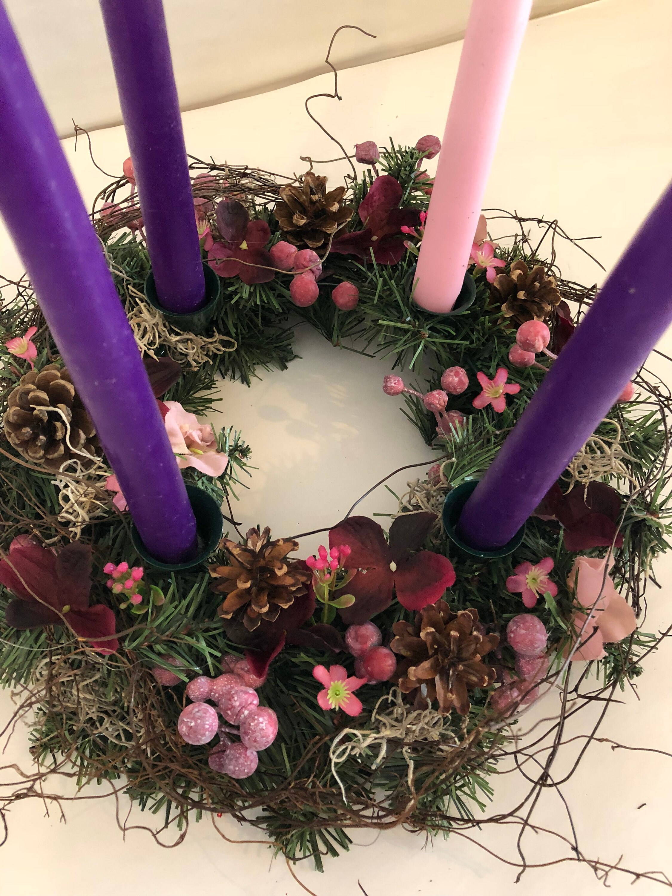 Advent wreath, Christmas wreath, Christmas decor