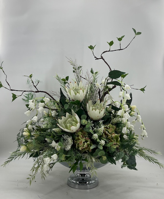 Artificial Life Like Winter Centerpiece Arrangement, Spring