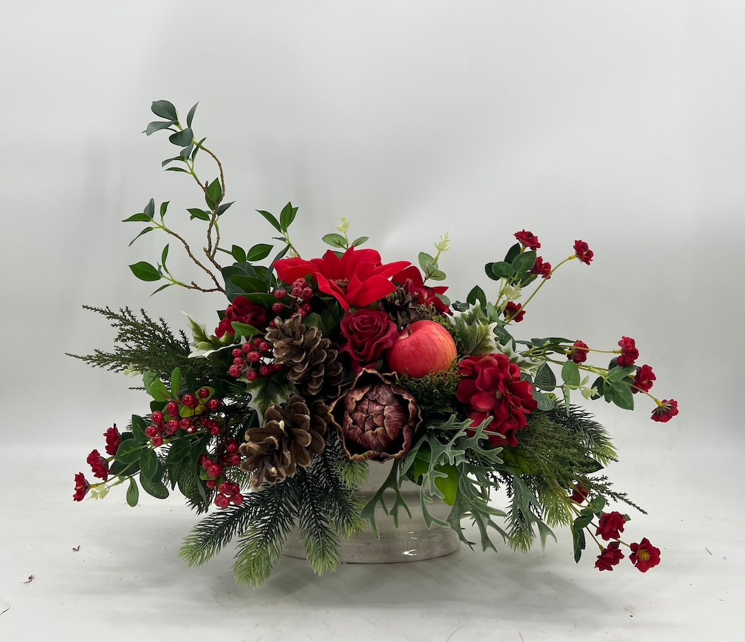 Artificial Christmas Centerpieces