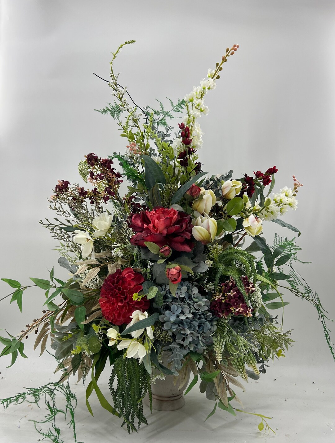 Artificial Fall Arrangement, Autumn Arrangement, Luxurious Silk Flower