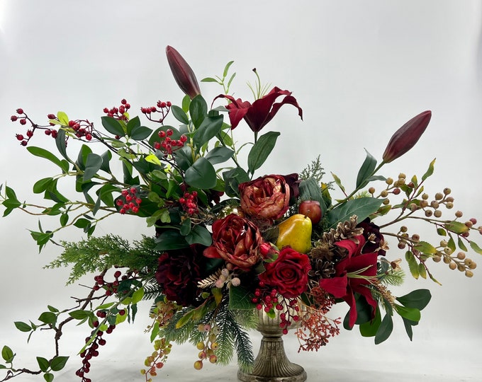 Artificial luxurious Floral centerpiece, artificial floral arrangement