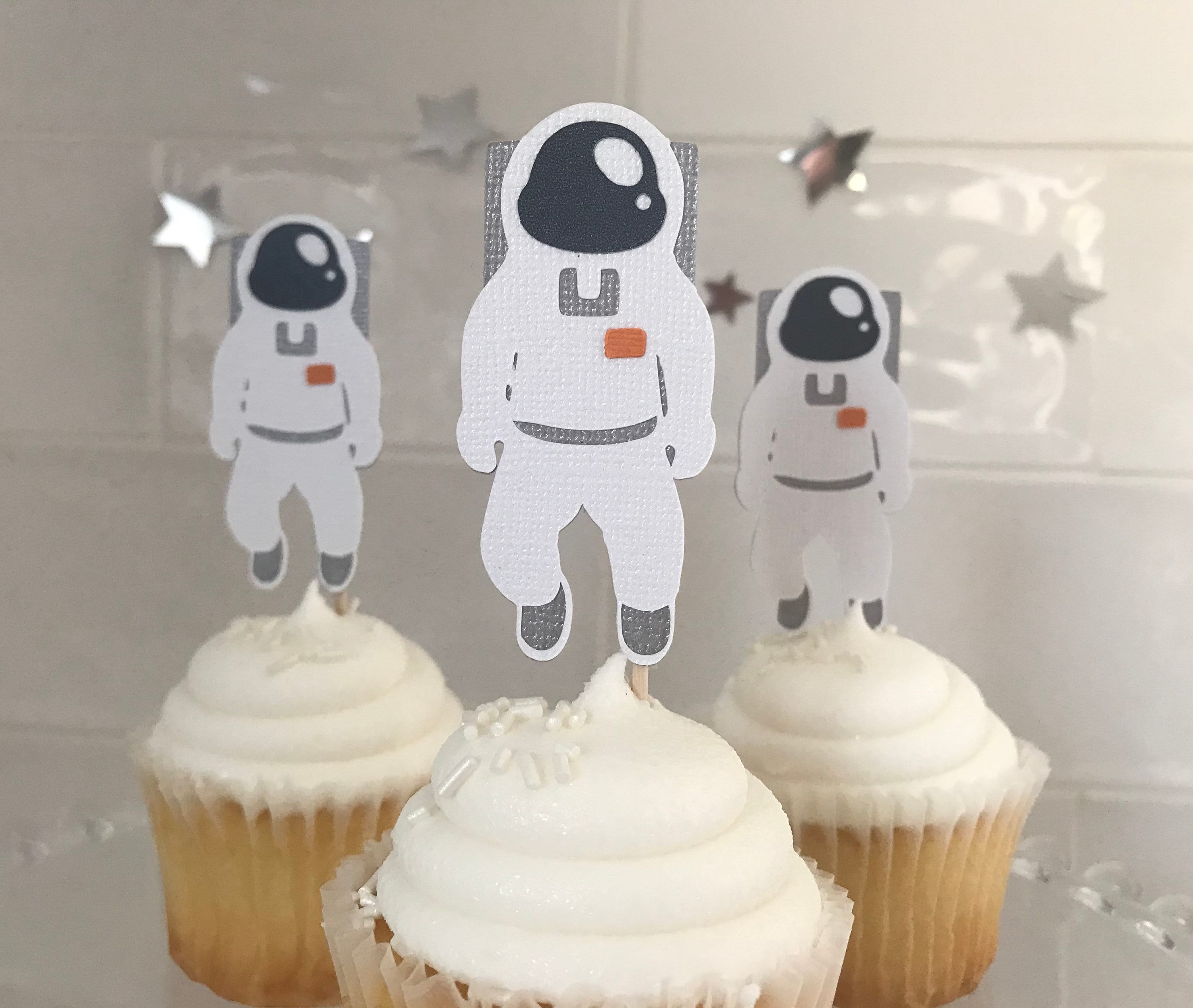 Astronaut Cupcake ToppersSpace Cupcake ToppersOuter Space Etsy