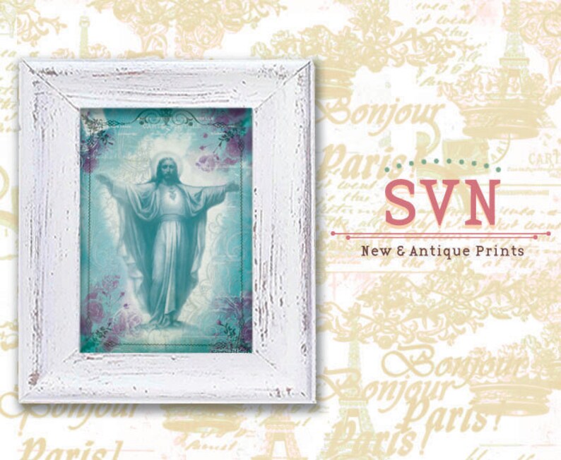 Jesus Christ Art Print 8x10 Catholic - Etsy