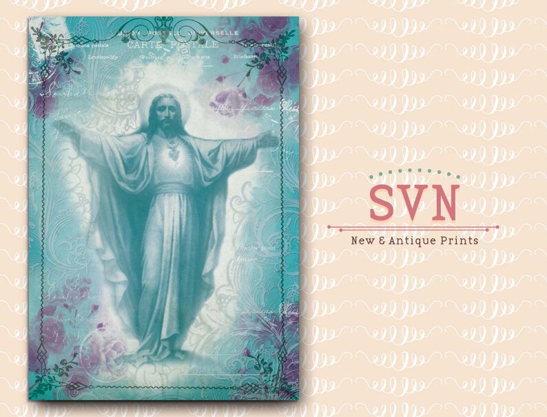 Jesus Christ Art Print 8x10 Catholic - Etsy