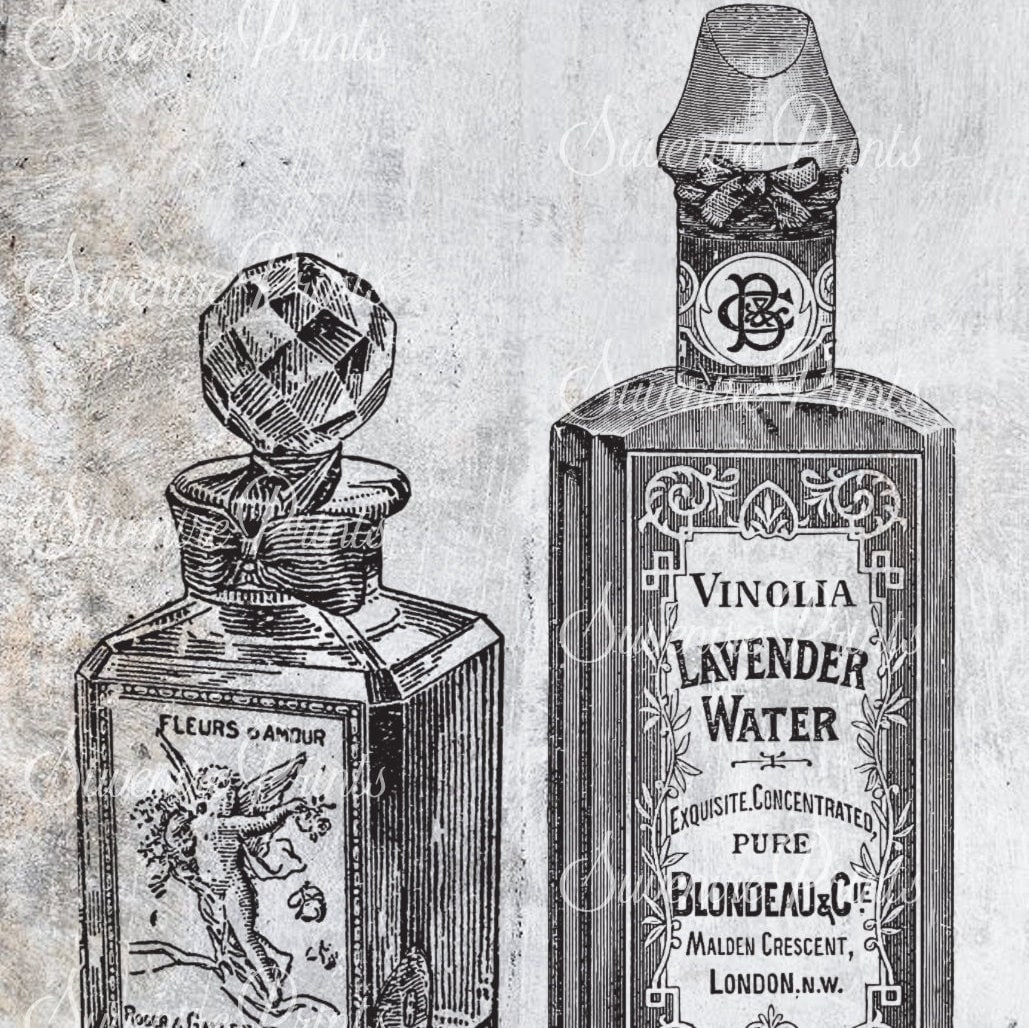 0164 - Clip Art - Frascos de perfume VINTAGE - PNG - 40 elementos  diferentes - Imagen digital para descargar imprimible - Etsy México, image size:1029x1028