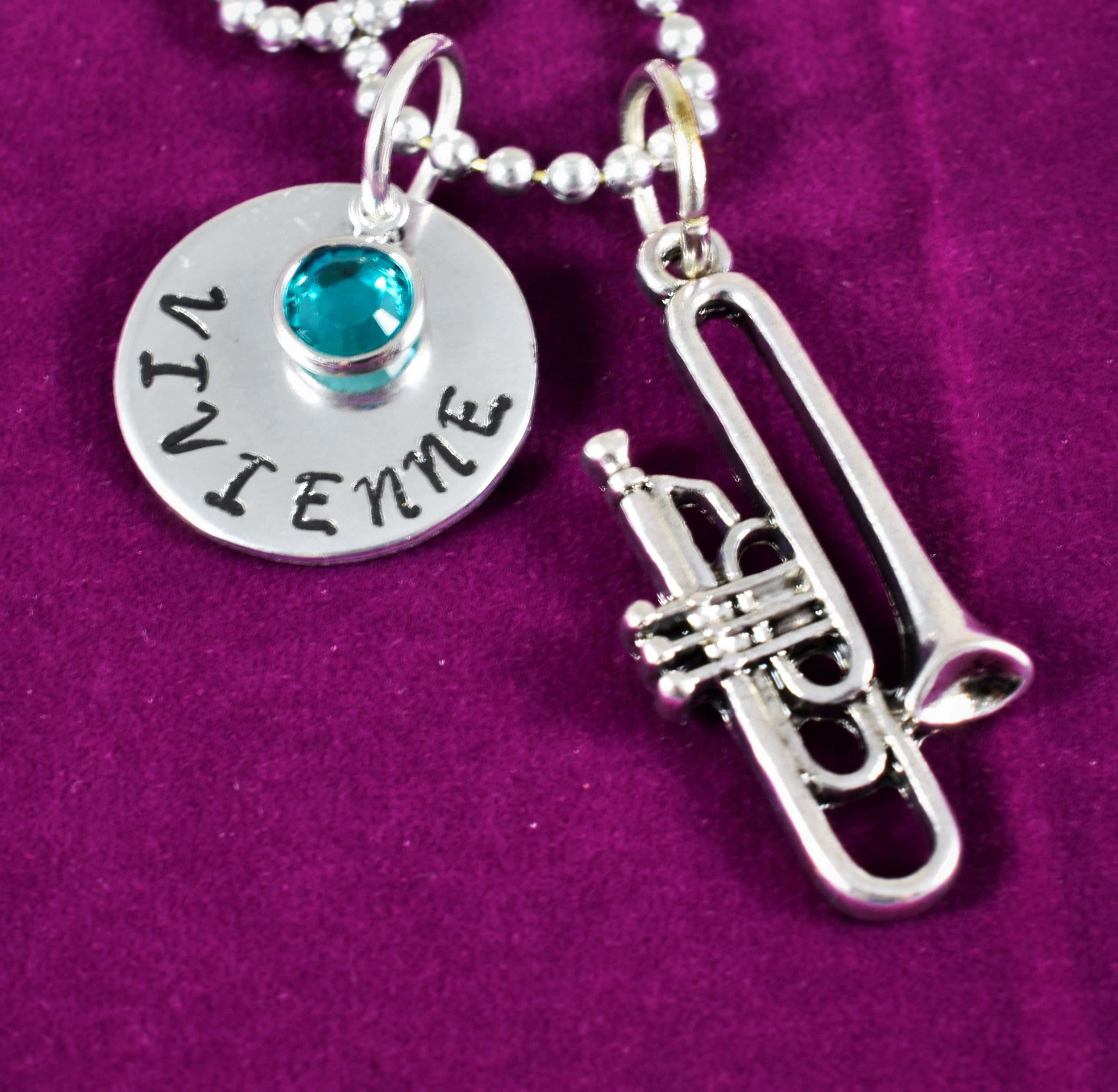 Trombone Necklace or Keychain Trombone Player Gift School Etsy