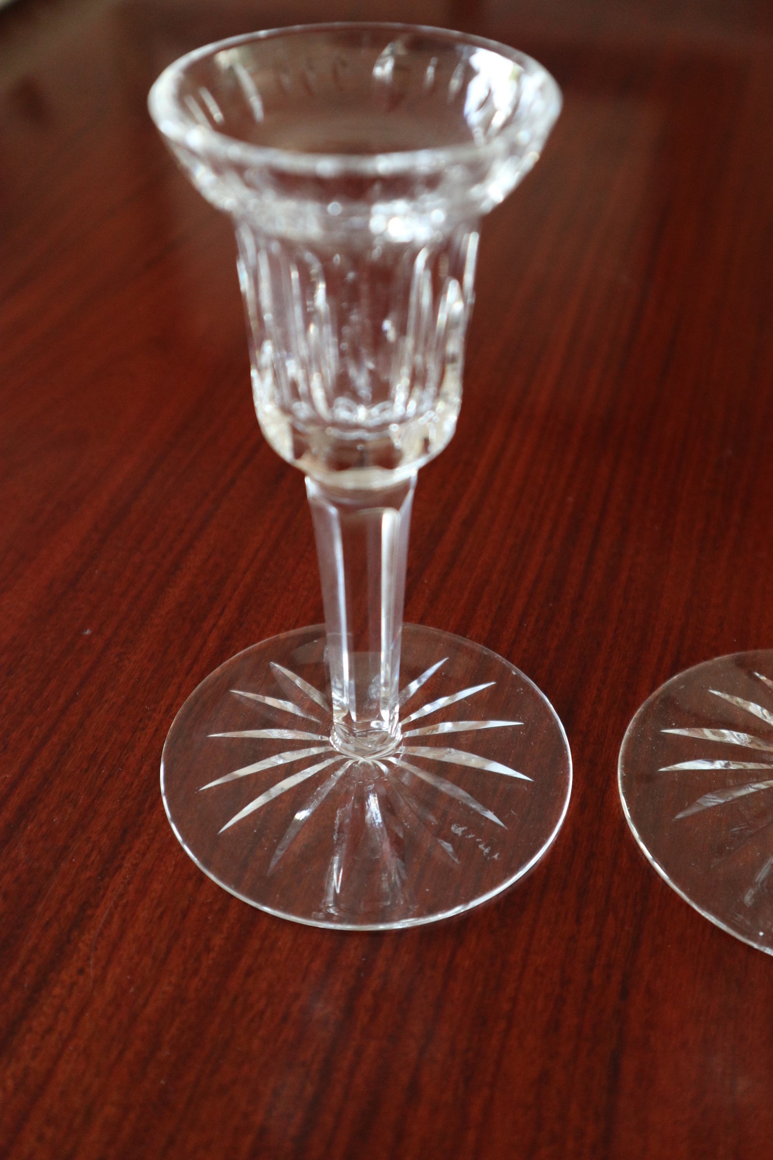 A Pair of Waterford Crystal Candle Holders Excellent Etsy