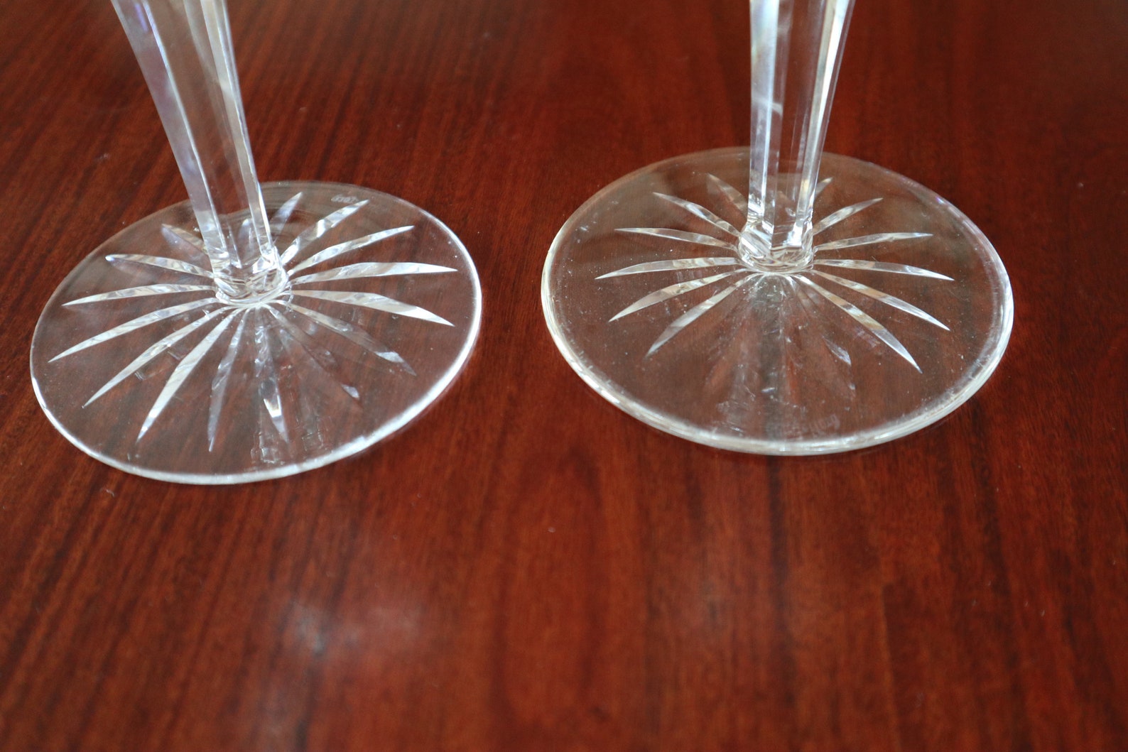A Pair of Waterford Crystal Candle Holders in Super Condition Etsy