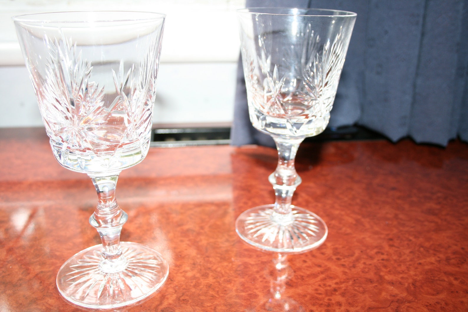 2 Edinburgh Crystal Star of Edinburgh Design Wine Etsy