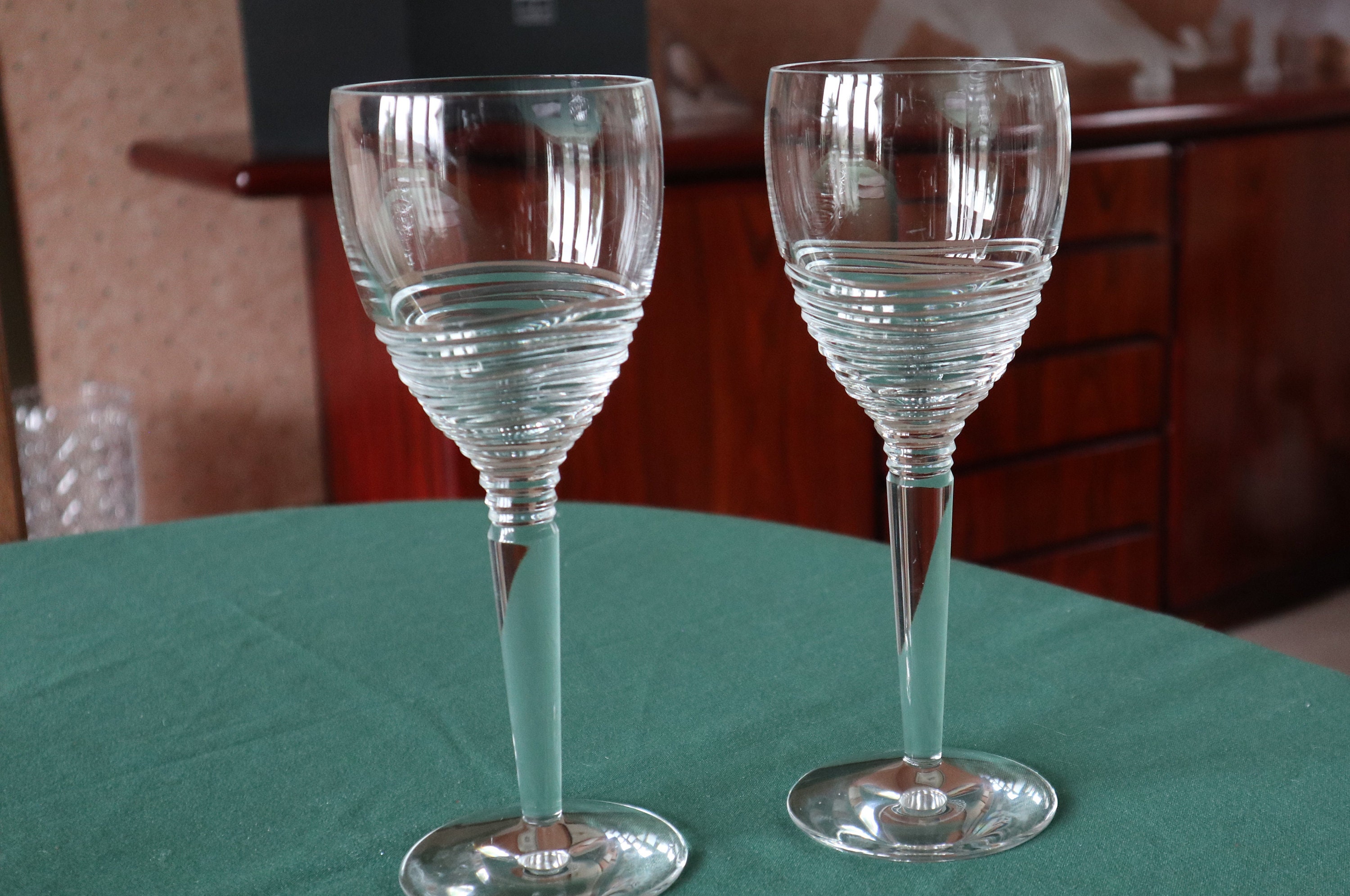 2 Jasper Conran Designed Strata Wine Glasses by Etsy