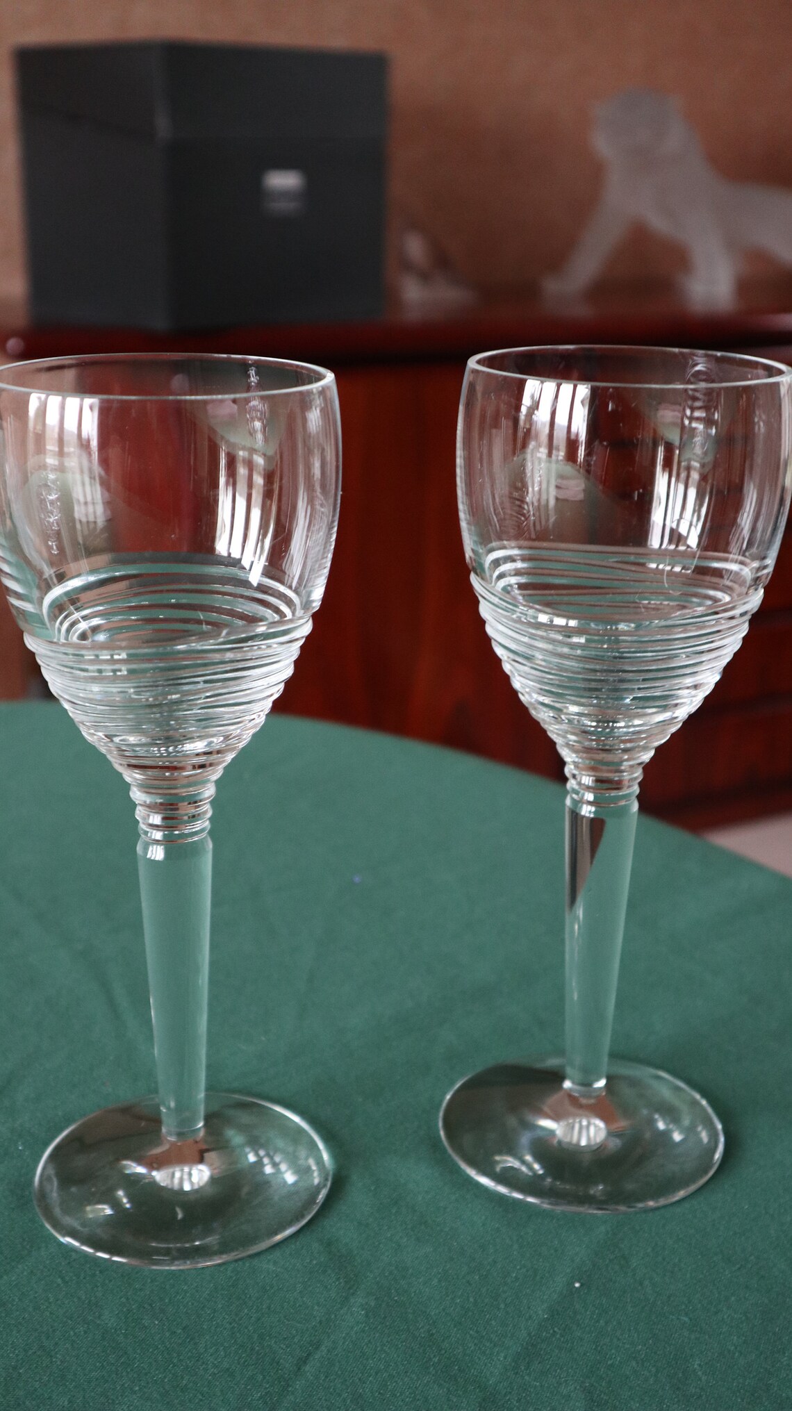 2 Jasper Conran Designed Strata Wine Glasses by Etsy